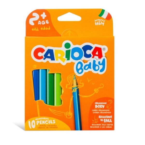 Carioca Tita Baby 10 Adventurous Colored Pencils