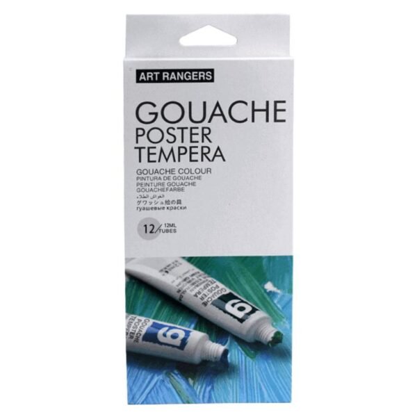 DEC Gouache Poster Tempera 12 Tubes/12 ML