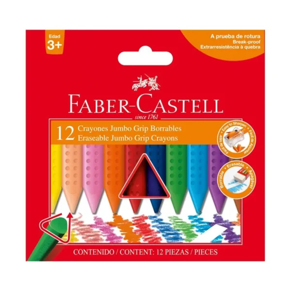 Faber Castell 24 Grip Crayons